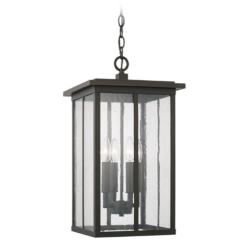 HomePlace by Capital Lighting Barrett 21-Inch Oiled Bronze Outdoor Hanging Light by HomePlace by Capital Lighting 943844OZ