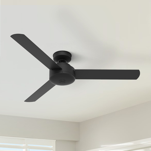 Presto Matte Black Ceiling Fan by Hunter Fan Company