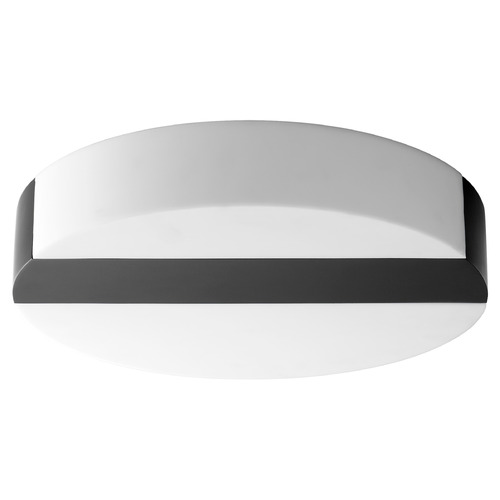 Aurora 13.5-Inch LED Flush Mount in Black by Oxygen Lighting