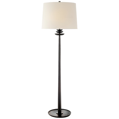 Aerin Beaumont Floor Lamp in Aged Iron by Visual Comfort Signature
