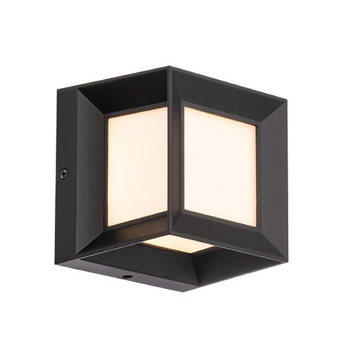 WAC Lighting Argo 5-Inch LED Outdoor Wall Light in Black by WAC Lighting WS-W39305-BK