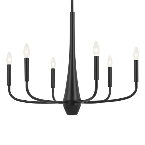Deela Black Chandelier by Kichler Lighting