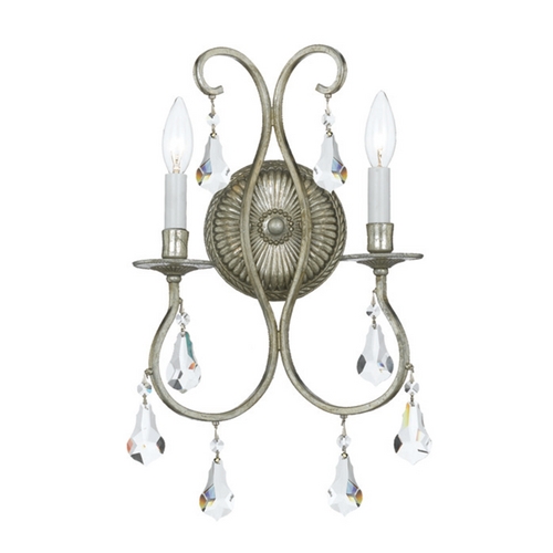 Ashton Crystal Mini Chandelier in Gold by Crystorama Lighting