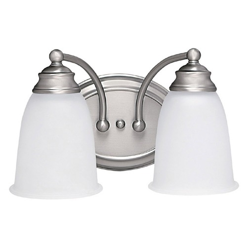 Capital Lighting Clarke 12.50-Inch Vanity Light in Matte Nickel by Capital Lighting 1087MN-132