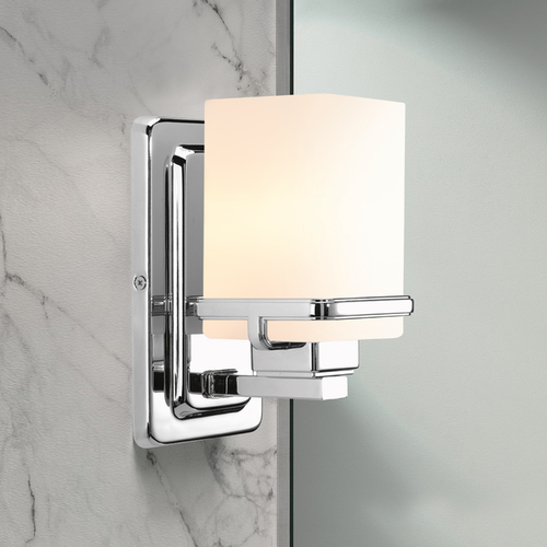 Metric Sconce in Chrome by Progress Lighting