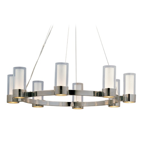 Maxim Lighting Maxim Lighting Silo Polished Chrome LED Chandelier 23078CLFTPC/BUL