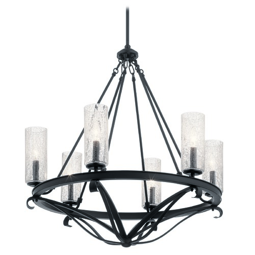 Kichler Lighting Krysia 29.25-Inch Black Chandelier by Kichler Lighting 52009BK