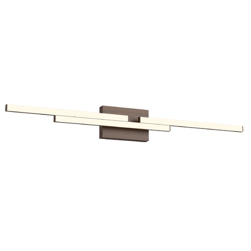 Kuzco Lighting Anello Minor 38-Inch LED Bathroom Light in Walnut by Kuzco Lighting VL52738-WT