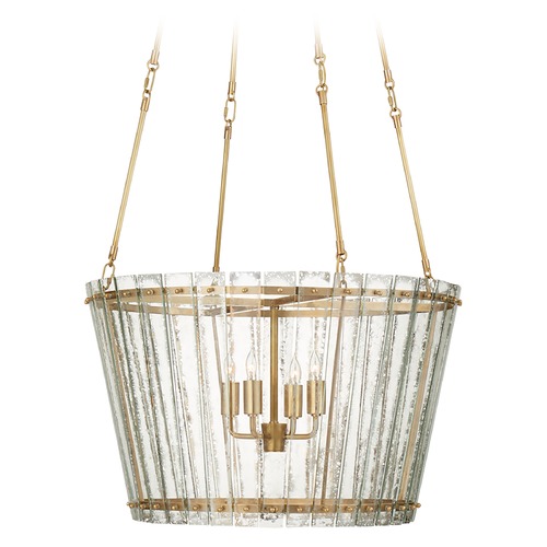 Carrier & Company Cadence Chandelier in Brass by Visual Comfort Signature