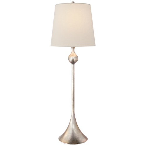 Visual Comfort Signature Collection Aerin Dover Buffet Lamp in Burnished Silver Leaf by Visual Comfort Signature ARN3144BSLL