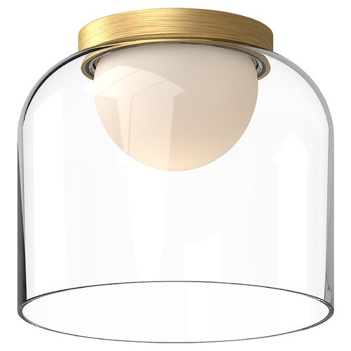 Cedar Brushed Gold LED Flush Mount by Kuzco Lighting