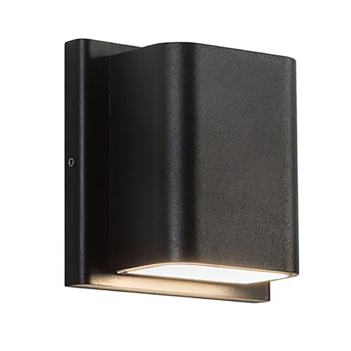Kuzco Lighting Kuzco Lighting Tolan Black LED Outdoor Wall Light AT48403-BK-UNV-3CCT