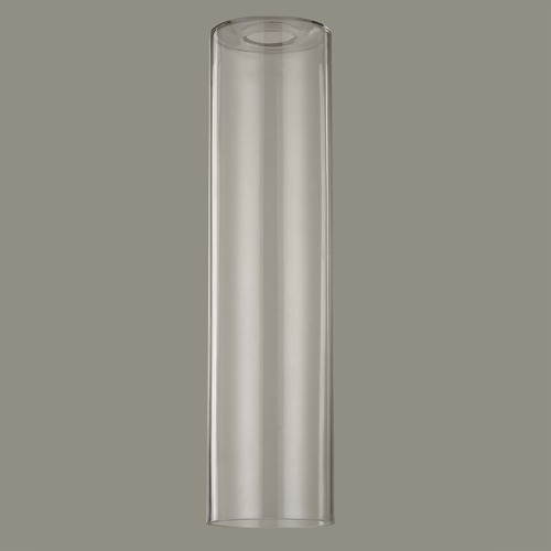 16-Inch Tall Cylinder Clear Glass Shade with 1-5/8 Fitter