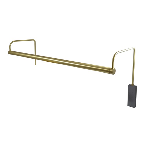 Slim-Line Satin Brass LED Picture Light by House of Troy Lighting