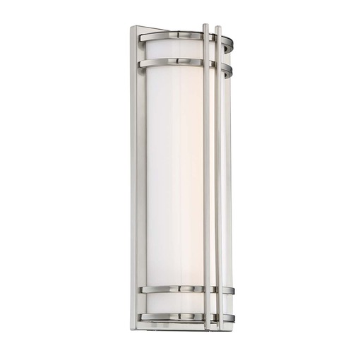 Modern Forms by WAC Lighting Skyscraper 18-Inch LED Wall Light in Stainless Steel by Modern Forms WS-W68618-SS
