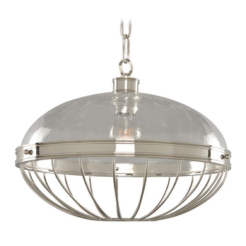 Montauk Polished Nickel Pendant by Kalco Lighting