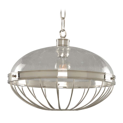 Kalco Lighting Montauk Polished Nickel Pendant by Kalco Lighting 311354PN