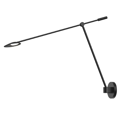Rotaire 19.5-Inch High LED Wall Mount in Black by Kuzco Lighting
