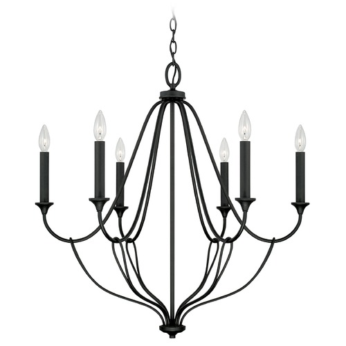 HomePlace by Capital Lighting Bentley 30-Inch Black Iron Chandelier by HomePlace by Capital Lighting 441661BI