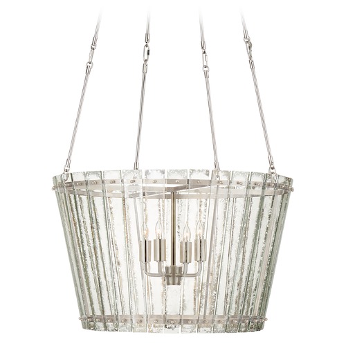 Carrier & Company Cadence Chandelier in Nickel by Visual Comfort Signature