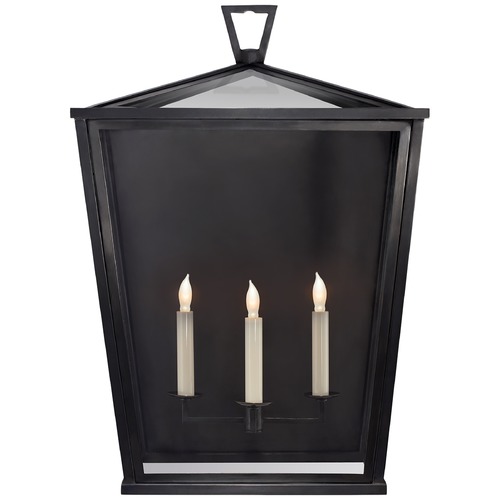 E.F. Chapman Darlana Large Wall Lantern in Bronze by Visual Comfort Signature