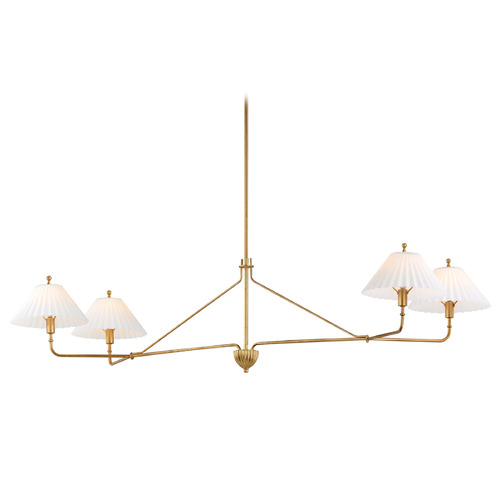 Kismet Gold Leaf Linear Light by Maxim Lighting