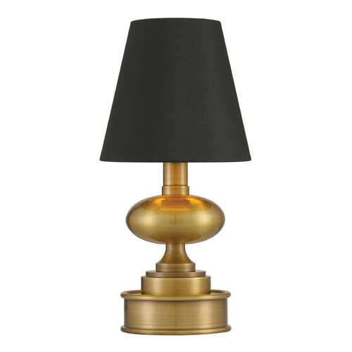 Currey and Company Galavant Brass LED Table Lamp with Empire Shade