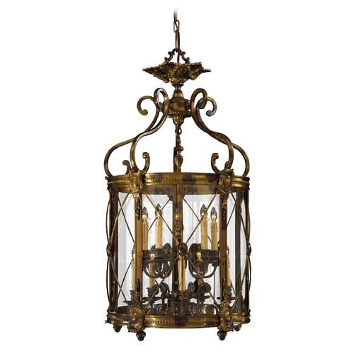 Pendant with Clear Glass in Bronze Oxide by Metropolitan Lighting