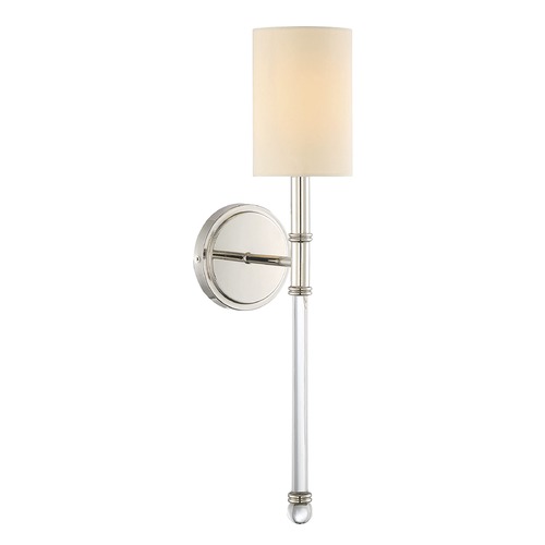 Fremont Polished Nickel Sconce by Savoy House