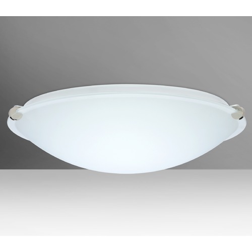 Besa Lighting Trio Polished Nickel LED Flushmount Light