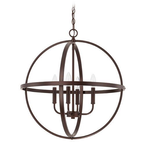 HomePlace by Capital Lighting Hartwell 23-Inch Orb Pendant in Bronze by HomePlace by Capital Lighting 317542BZ