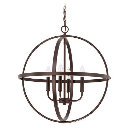 Hartwell 23-Inch Orb Pendant in Bronze by HomePlace by Capital Lighting