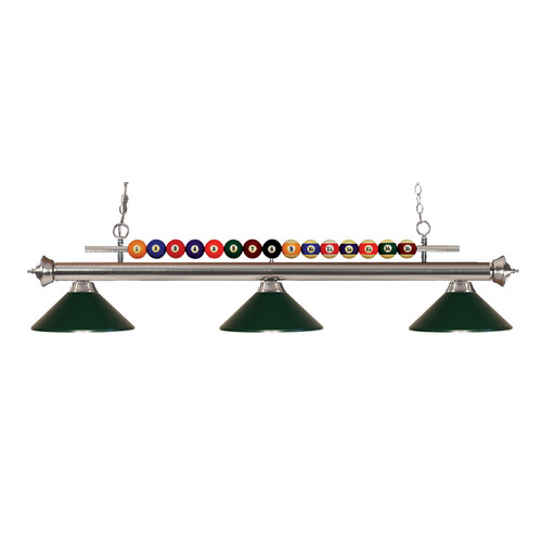 Shark Brushed Nickel Billiard Light by Z-Lite