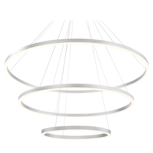 Spunto 61-Inch LED Chandelier in Aluminum by Eurofase Lighting