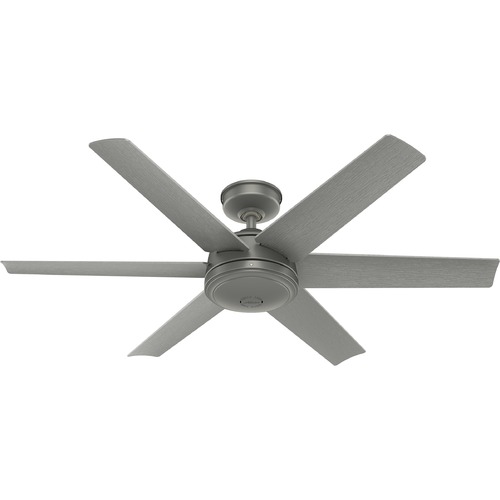 Jetty Matte Silver Ceiling Fan by Hunter Fan Company