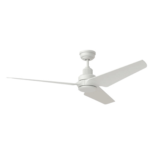 Visual Comfort Fan Collection Ruhlmann Smart 52-Inch 3CCT Fan in White by Visual Comfort & Co Fans 3RULSM52RZWD