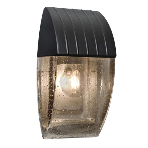 Besa Lighting Besa Lighting Costaluz Aqua Black LED Outdoor Wall Light AQUACP-SM-EDIL-BK