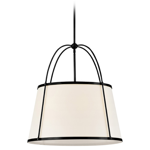 Clarke Black LED Pendant Light with Empire Shade by Hinkley Lighting