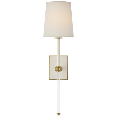 Visual Comfort Signature Collection Lucia 21-Inch Cordless Sconce in Matte White by VC Signature JN2052WHT/CG-L-CL