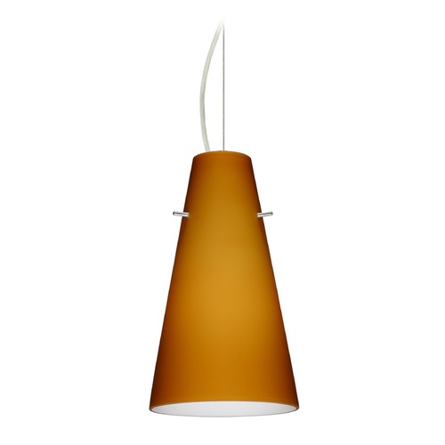 Besa Lighting Cierro Satin Nickel LED Mini-Pendant Light