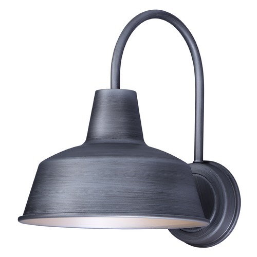 Pier M 10.25-Inch Wide Outdoor Wall Light in Weathered Zinc by Maxim Lighting