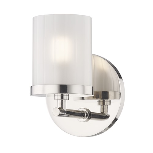 Mitzi by Hudson Valley Ryan Polished Nickel Sconce by Mitzi by Hudson Valley H239301-PN