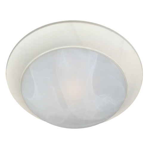 Maxim Lighting Essentials Textured White Flush Mount by Maxim Lighting 5852MRTW