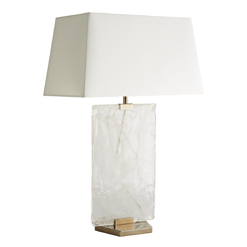 Maddox 30-Inch Table Lamp in Opal Swirl Glass by Arteriors Home