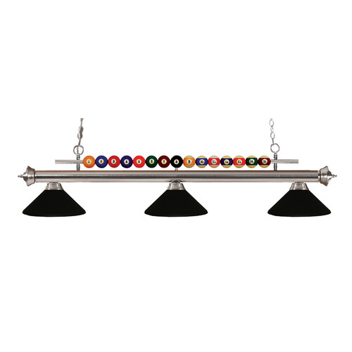 Z-Lite Shark Brushed Nickel Billiard Light by Z-Lite 170BN-MMB