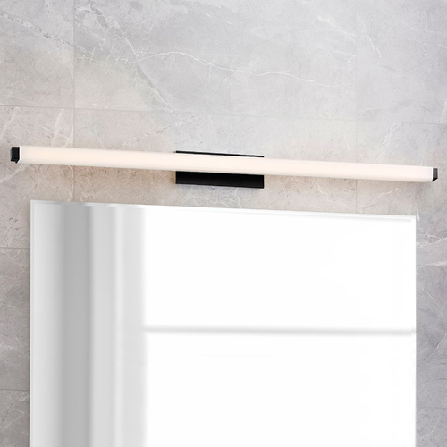 Modern Forms by WAC Lighting Mini Vogue 37.75-Inch LED Bath Light in Black 3500K by Modern Forms WS-21736-35-BK