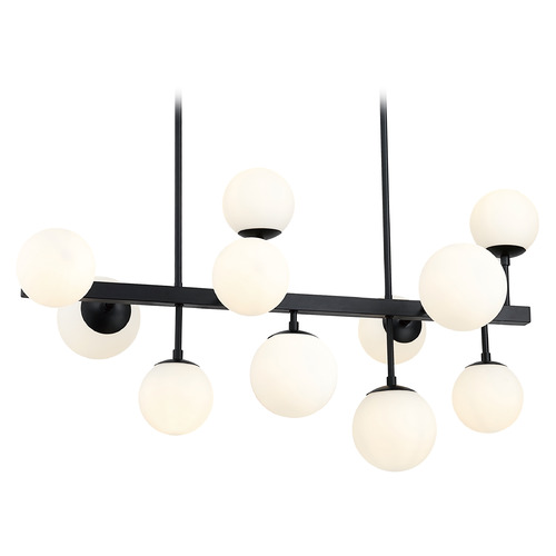 Midnetic Matte Black Linear Light by Z-Lite