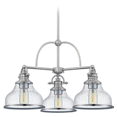 Quoizel Lighting Grant 24-Inch Chandelier in Brushed Nickel by Quoizel Lighting GRTS5103BN