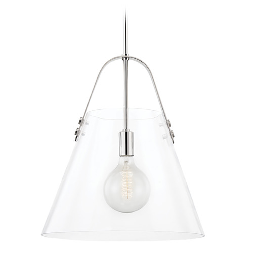 Mitzi Piper Extra Large Polished Nickel Pendant Light