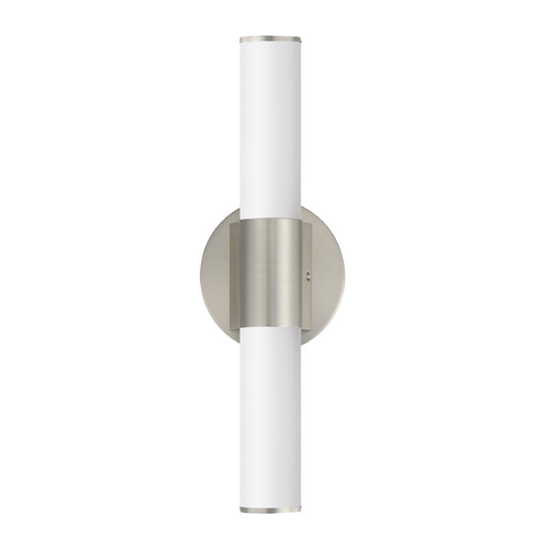 Tubo Satin Nickel LED Vertical Bathroom Light by Maxim Lighting